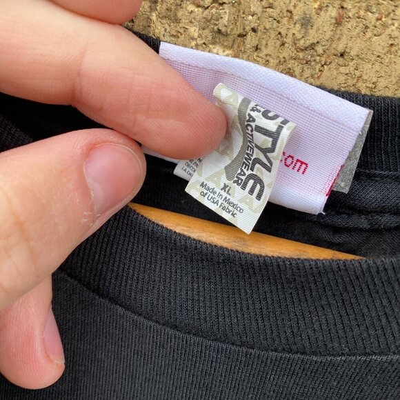 Vintage Skull Print Graphic T Shirt XL Black - Picture 2 of 4